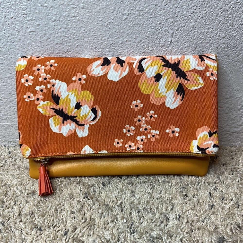 RACHEL PALLY
Fold Over Leather Clutch